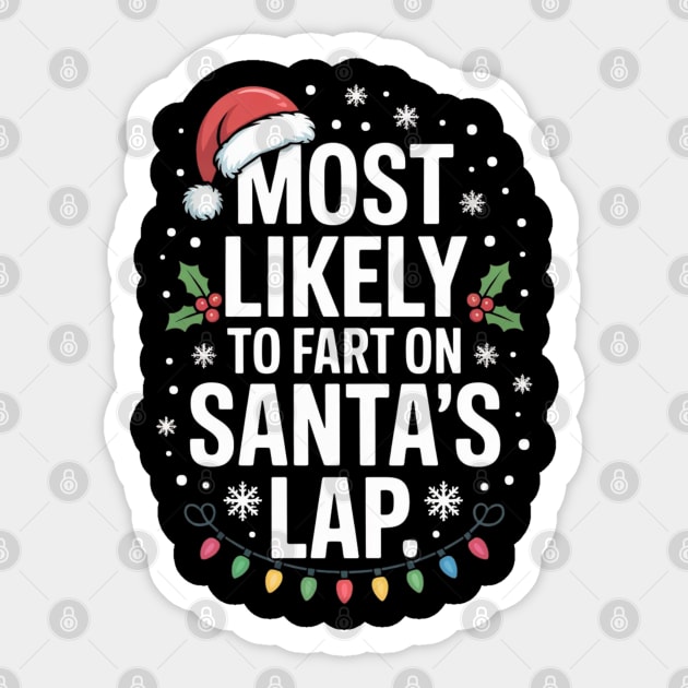 christmas-humor Sticker by Creatifly Graphic Tees